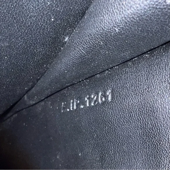 Celine × Hedi Slimane PHONE POUCH Bag WITH FLAP IN TRIOMPHE CANVAS AND LAMBSKIN - Picture 10 of 11